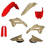 Acerbis FULL Plastic Kit Honda CRF250R/450R: 21-24 Red/Gold