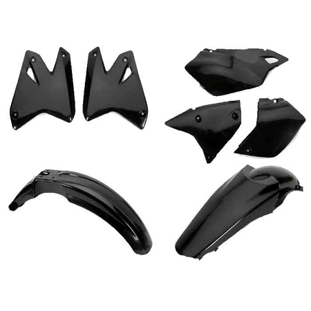 Acerbis Plastic Kit for Suzuki DRZ400 in Black - MX1 Canada