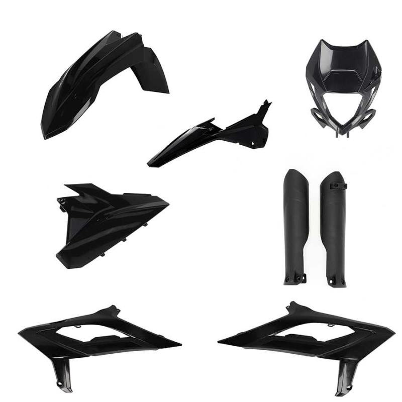 Acerbis FULL Plastic Kit Beta RR 125/200/250/300/350/390/430/480 Black